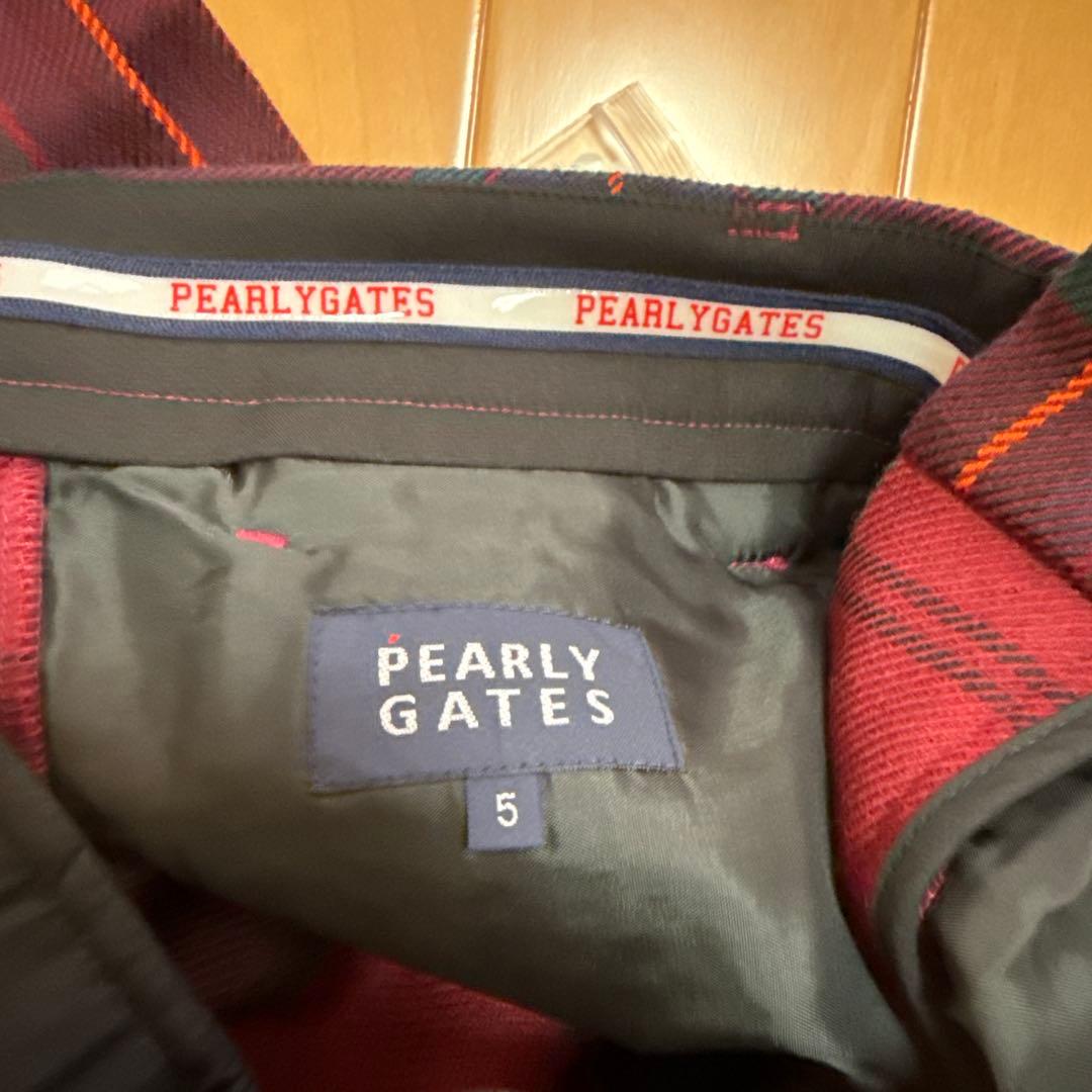 PEARLY GATES チェック柄 ゴルフパンツ