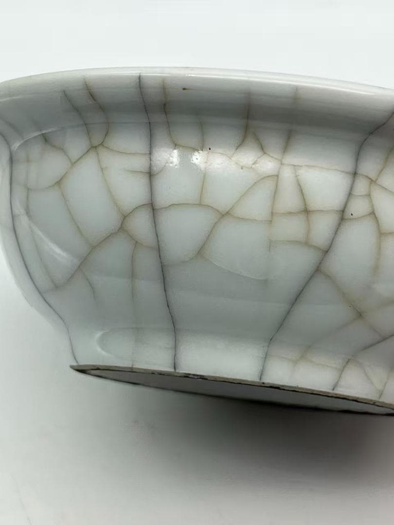 南宋時代　青磁　汝官窯水洗 郊壇官窯碗 水差し 唐物　希少貴重(A-99)