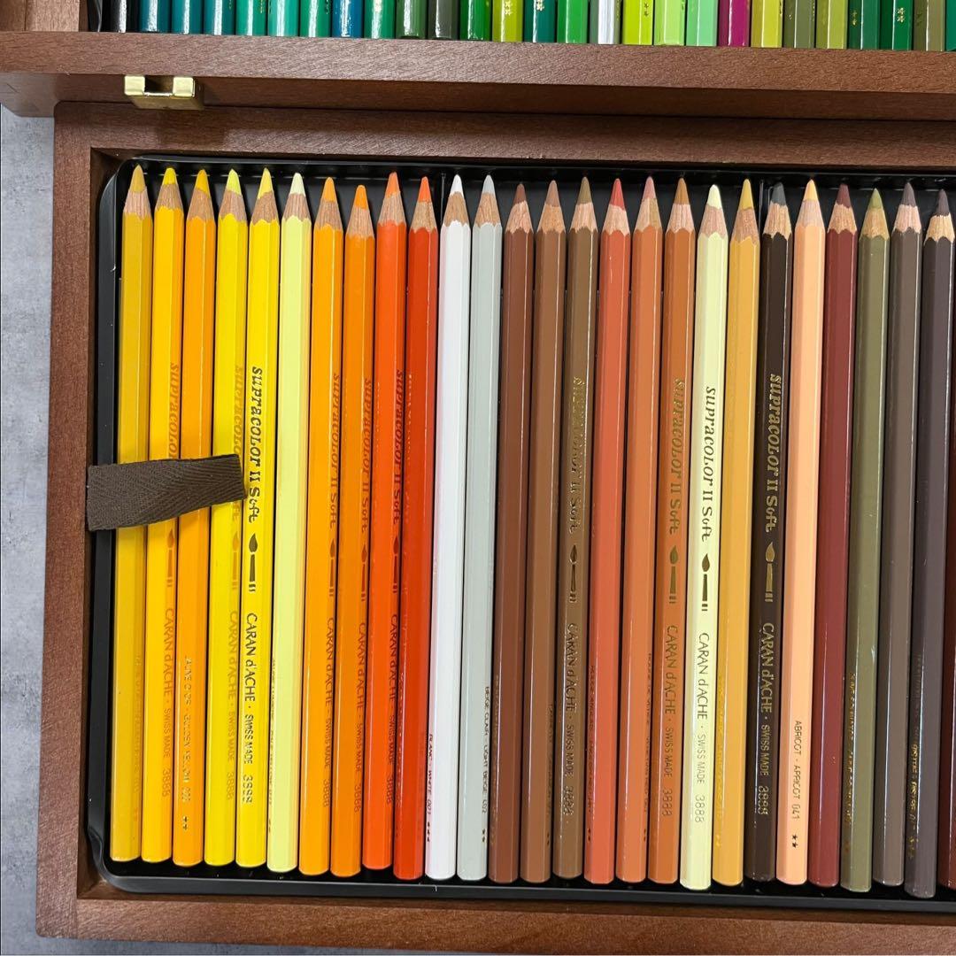 カランダッシュ 120色 スプラカラーソフト 水彩色鉛筆 CARAND'ACHE
