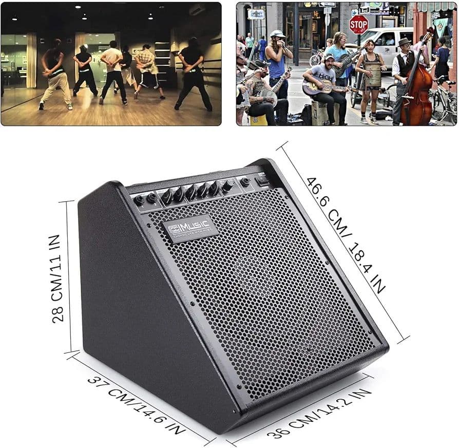 【新品】Coolmusic 100W BT パーソナルモニターアンプ 電子ドラム