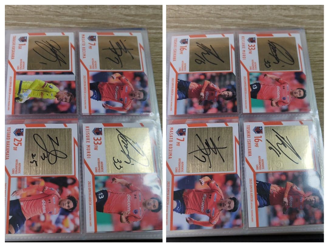 激レア 大宮アルディージャ サイン入り多数 カード チェキまとめ