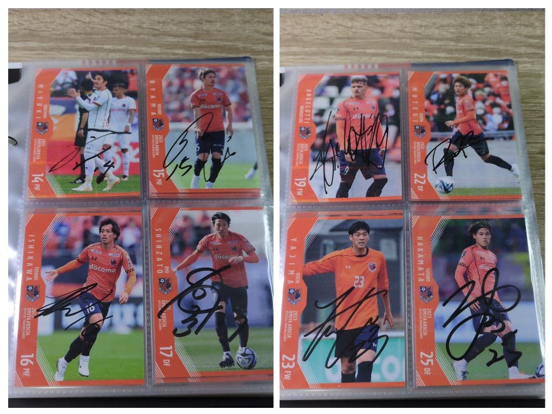 激レア 大宮アルディージャ サイン入り多数 カード チェキまとめ
