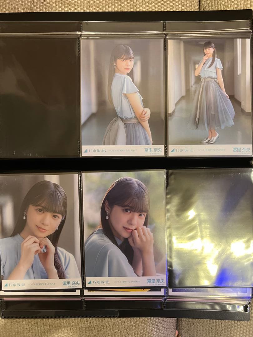 冨里奈央　バンドエイドを剥がすような別れ方　直筆生写真＋コンプ