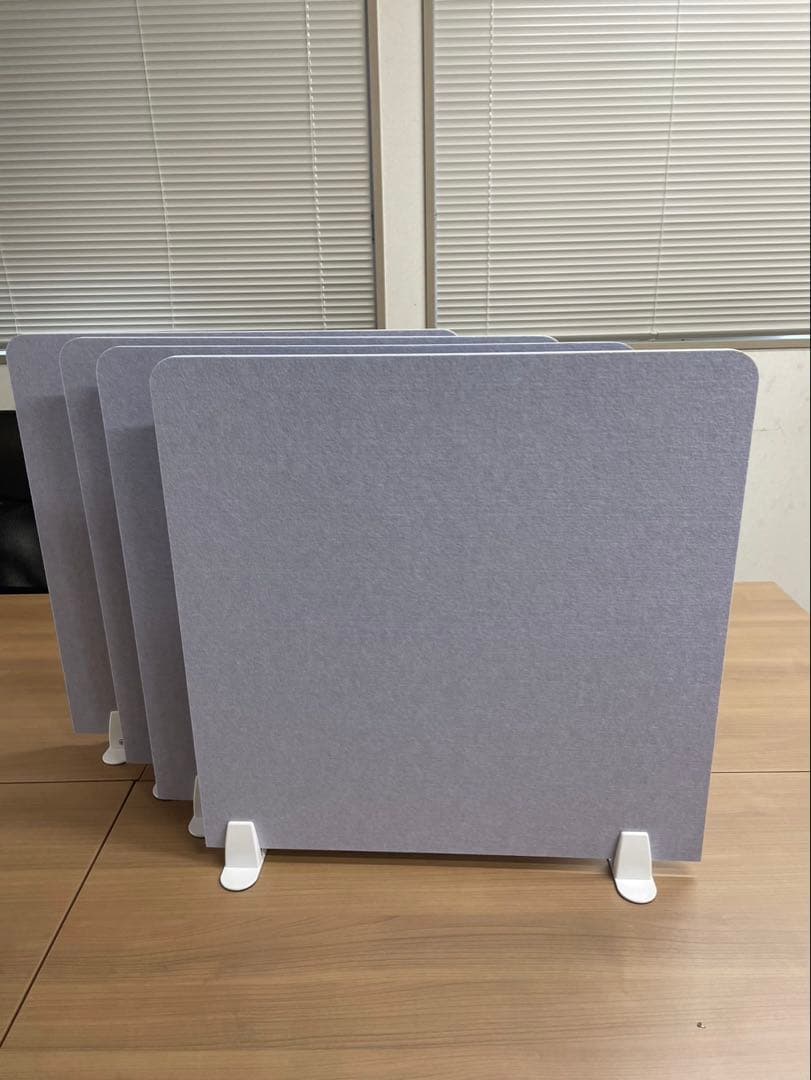 【美品】デスクパーティション 幅60cm 高さ60cm 4枚セット