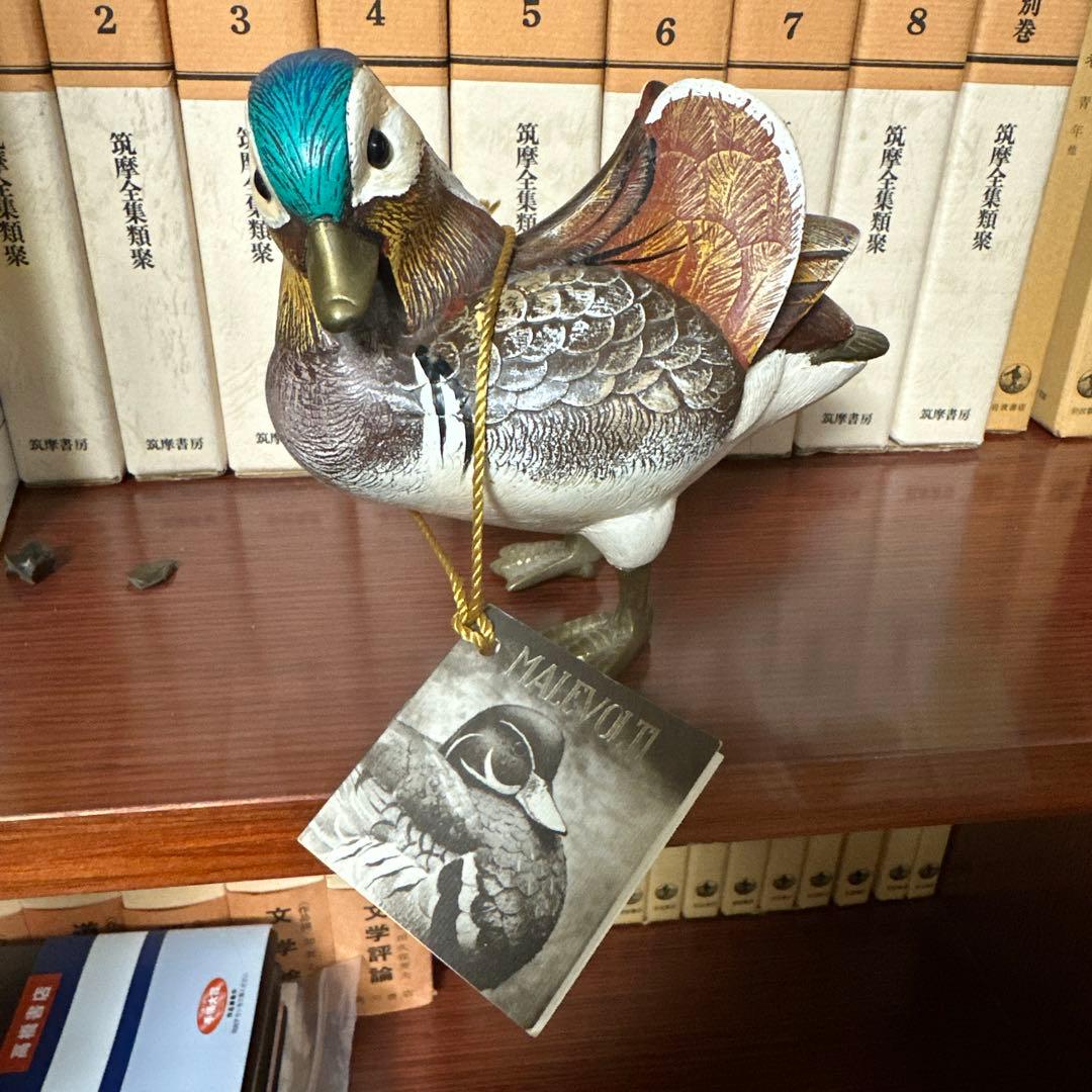 イタリア　オブジェ　作家物　Elli Malevolti インテリア　鴨　カモ