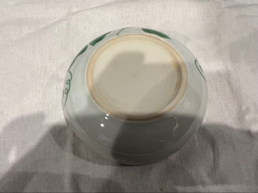 星賢二　色絵葛文蓋向付　5客　共箱　桐箱