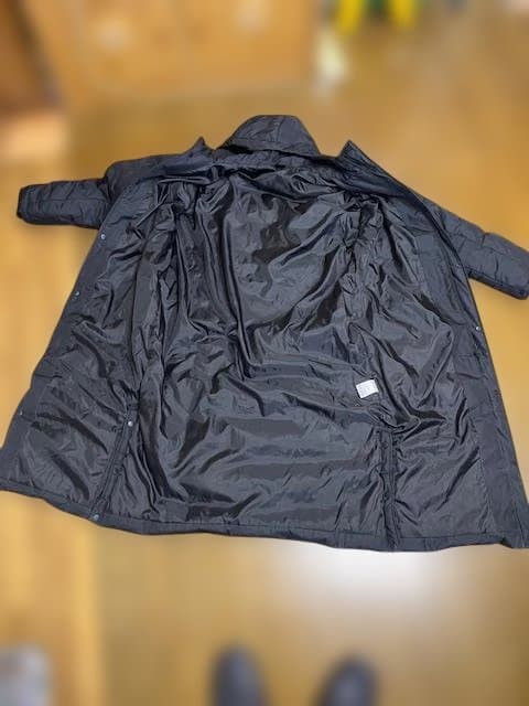 Mizuno ロングダウンコート ブラック