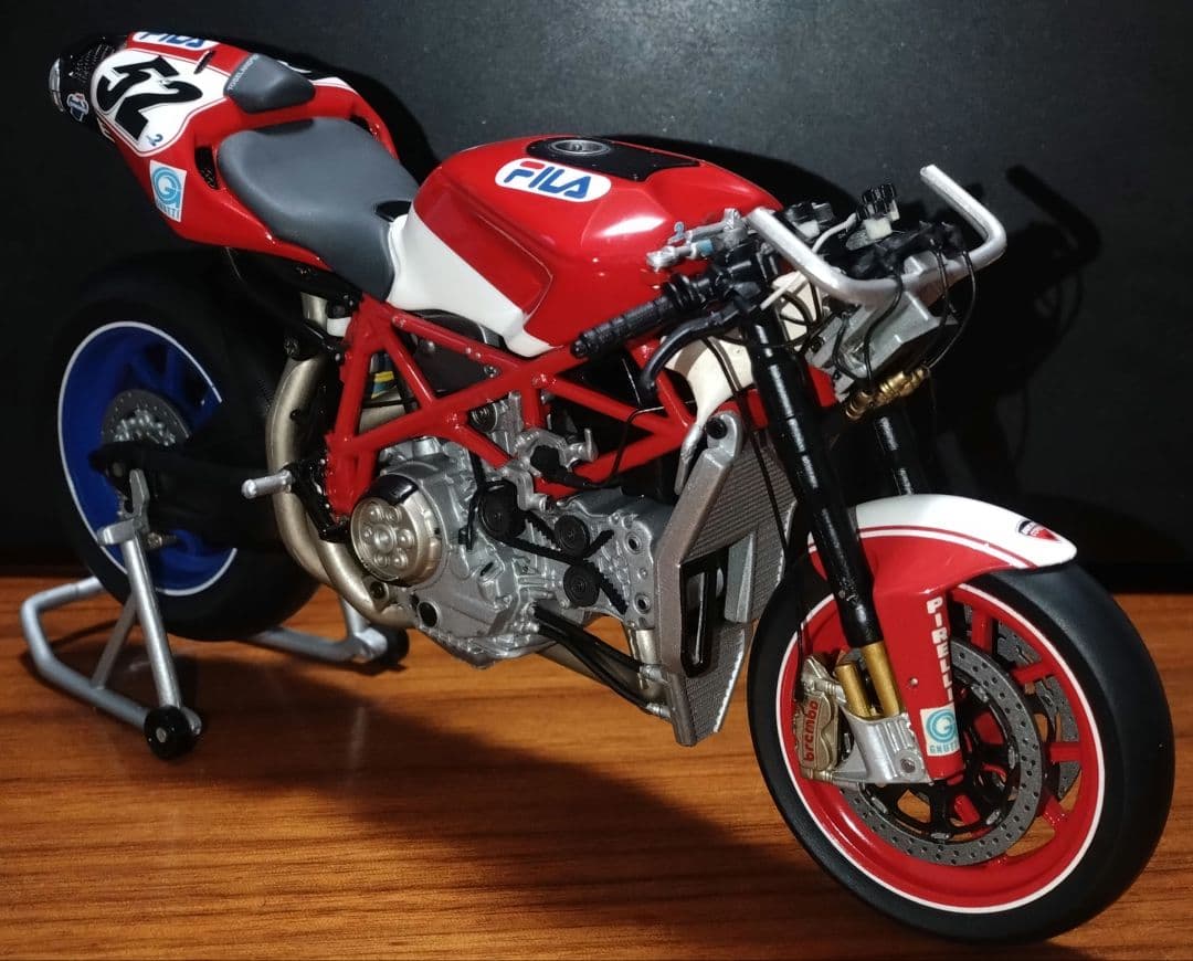 【美品】1/12 ミニチャンプス Ducati 999R WBS2004