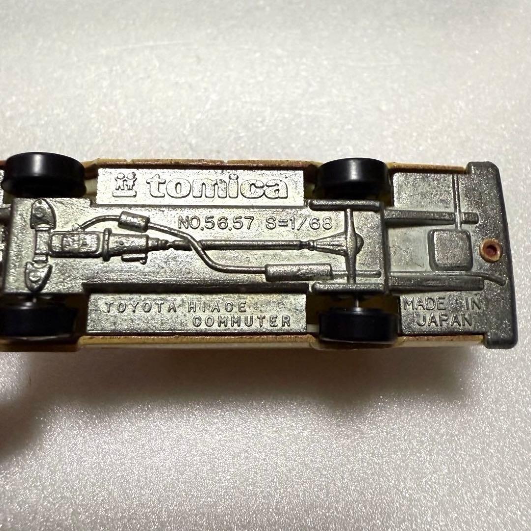 トミカ日本車シリーズ 当時物 マツダライトバス ハイエース NHK TV CAR