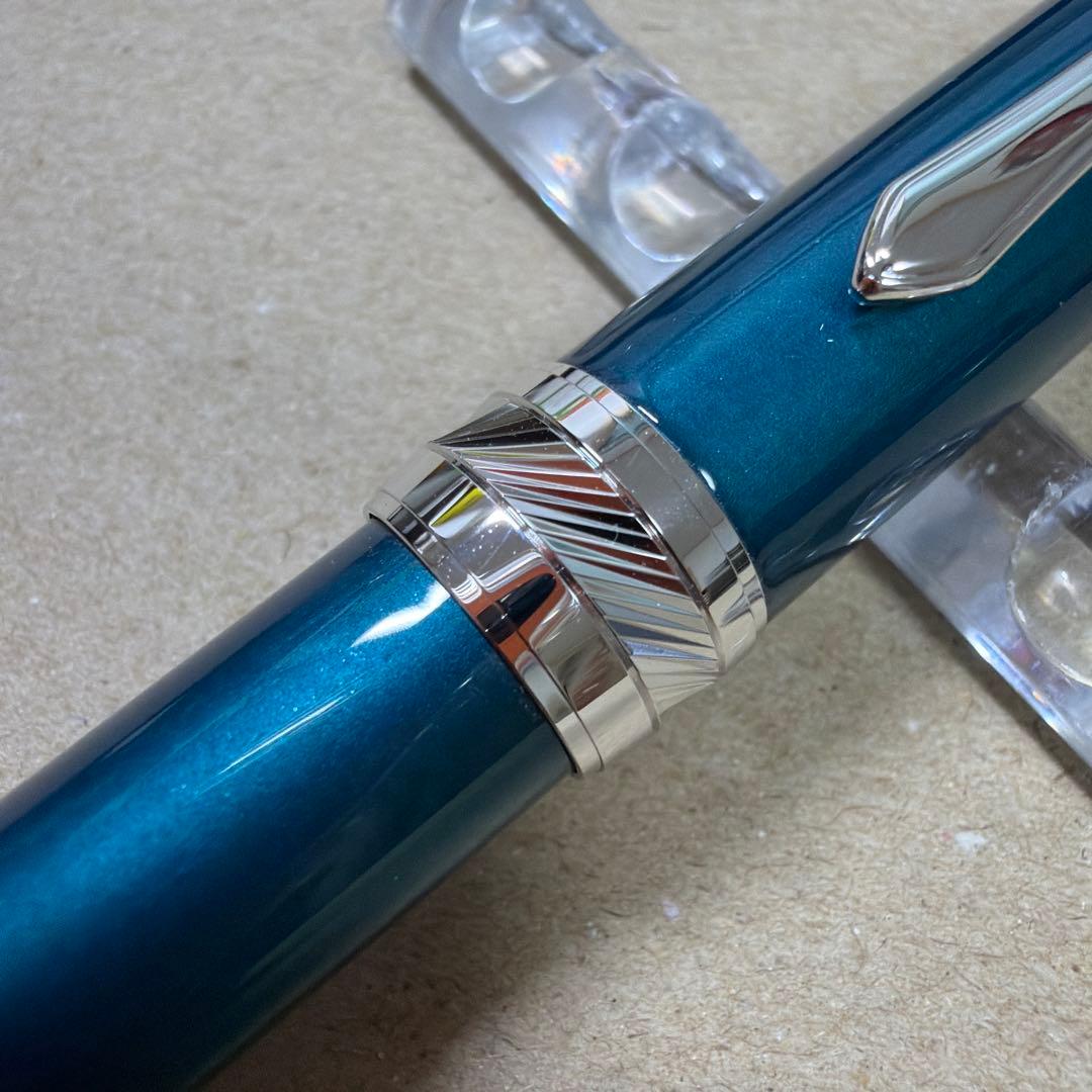 新品 パイロット カスタム ヘリテイジ CR ボールペン ターコイズブルー 箱付