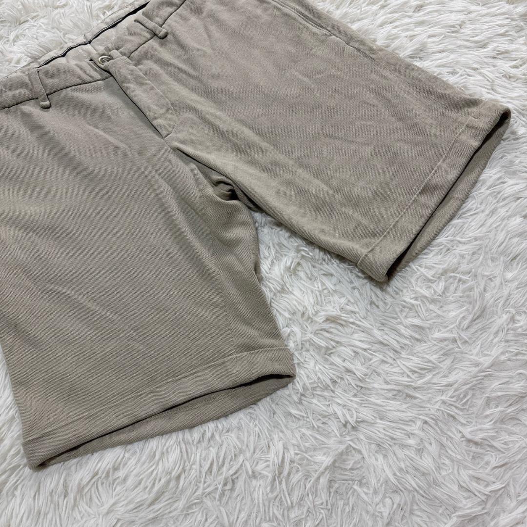 LARDINI　ベージュ コットン混紡 パンツ　50 リネン 麻