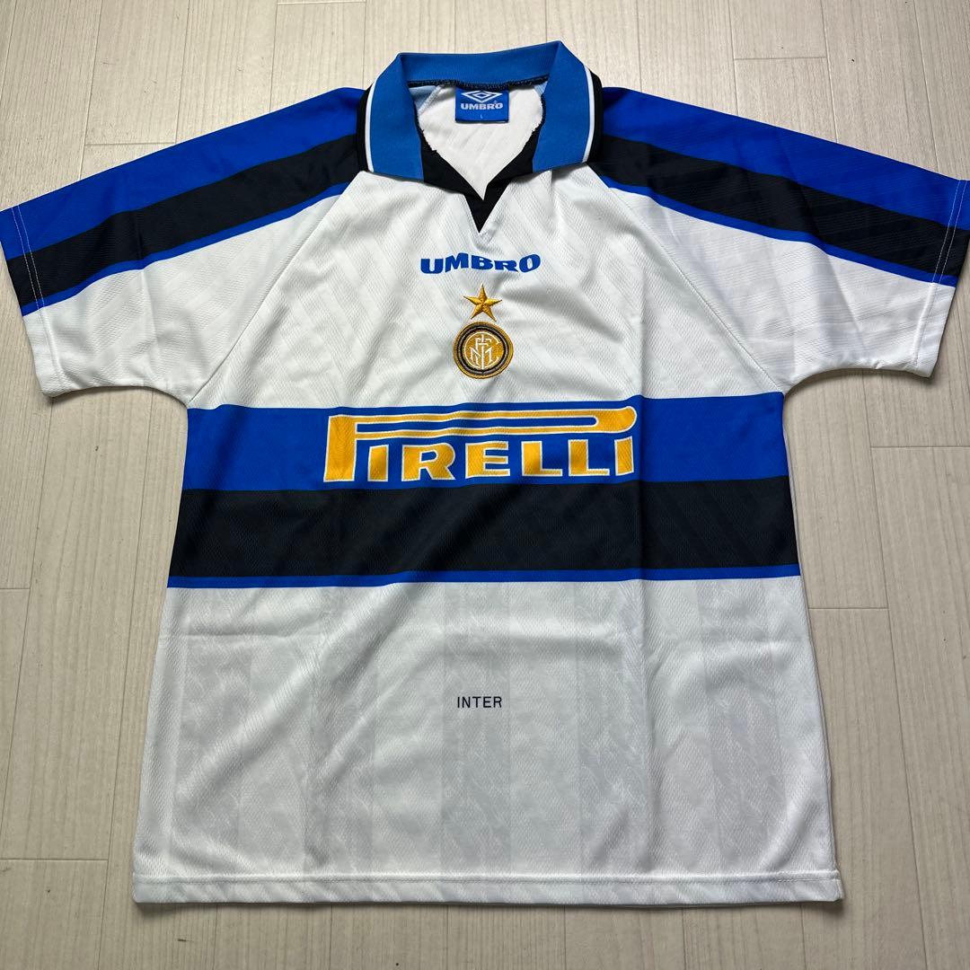 【希少】UMBRO インテルアウェイユニフォームL 96/97 イングランド製