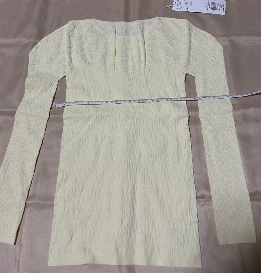 チャコット　ノーソーイング　ニットトップ　大人用Ｍサイズ（レモンイエロー）