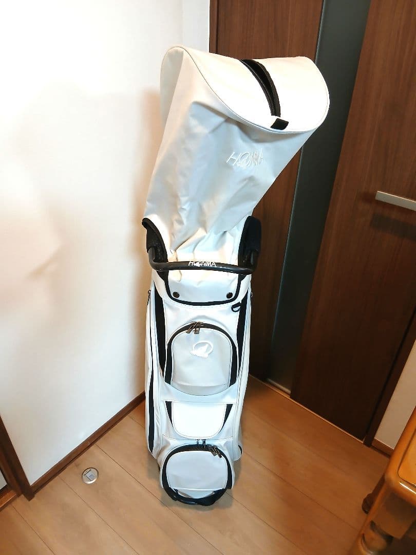 【mako 】本間ゴルフ キャディバッグ ホワイト