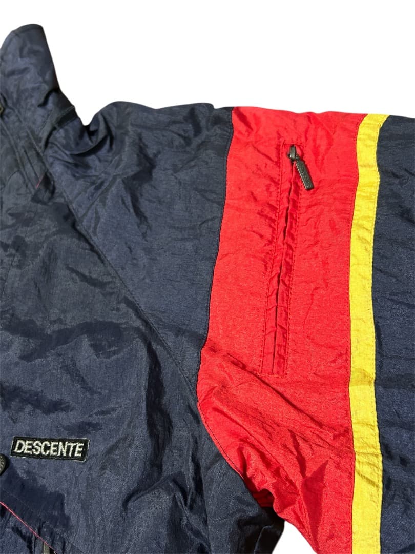 【お値下げ可】DESCENTE スキーウェア M ヴィンテージ 古着 K0660