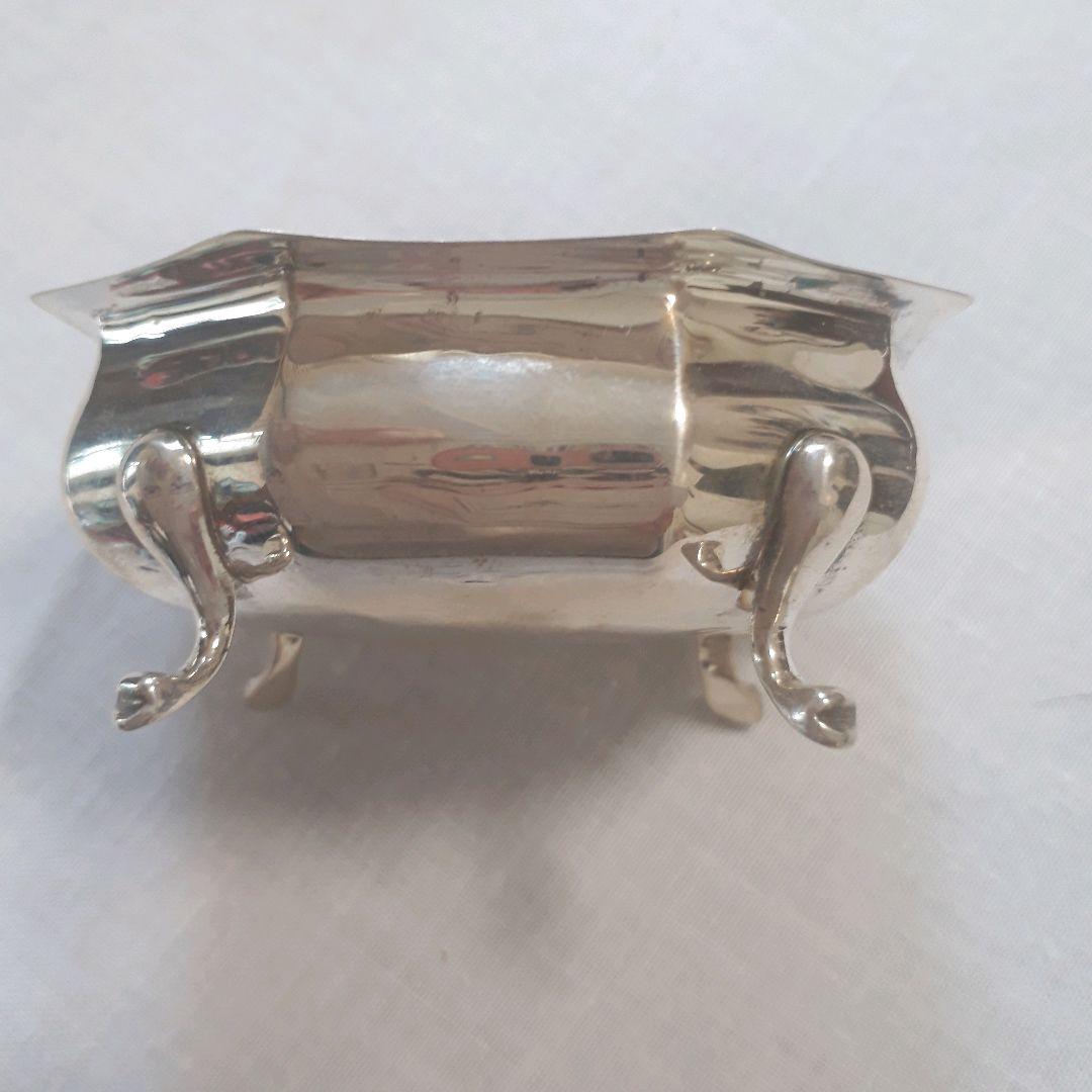 アンティークスターリングシルバー調味料入れセット