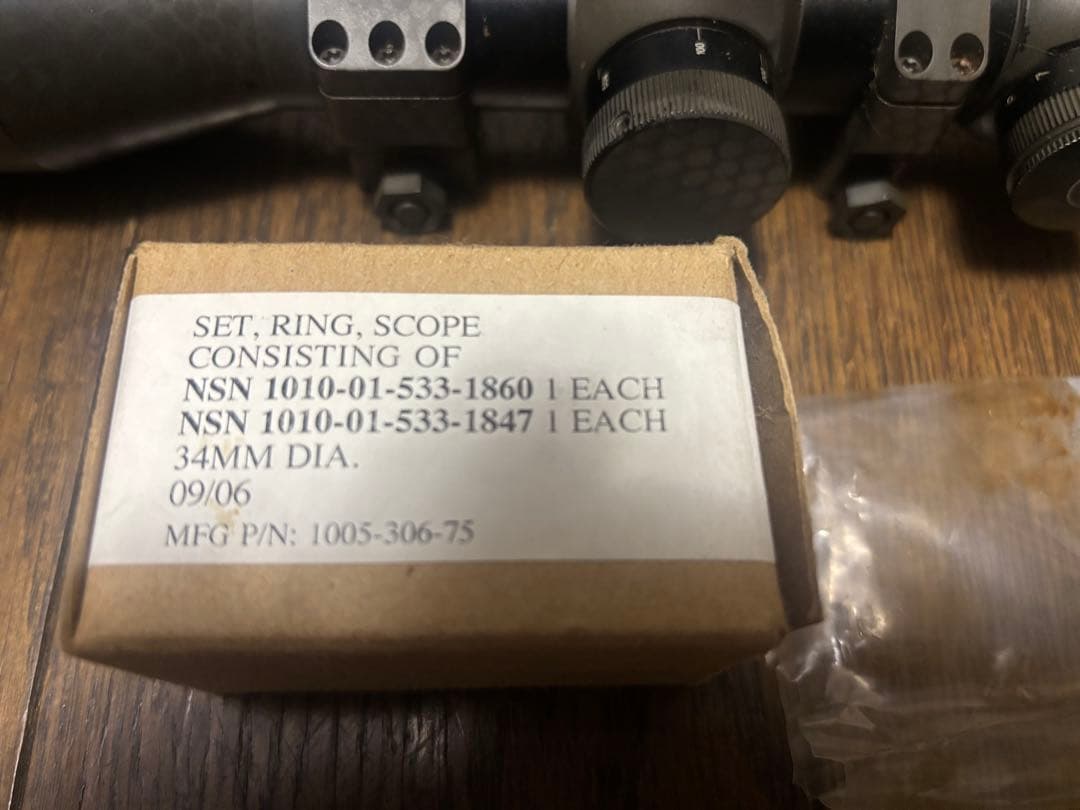 SCHMIDT & BENDER レプリカスコープ　実物マウント　m40a5