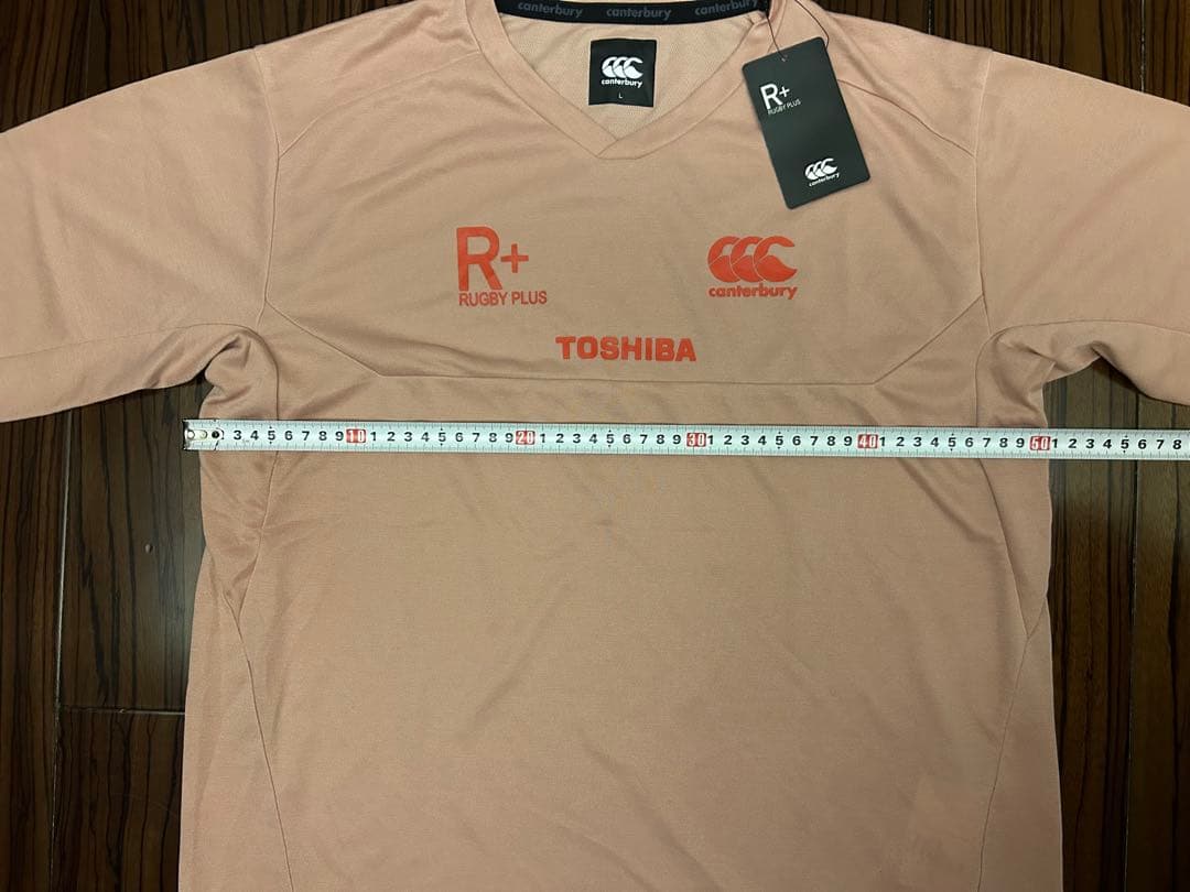 【新品未使用】カンタベリー　R+　東芝ブレイブルーパス東京　選手支給Tシャツ　L