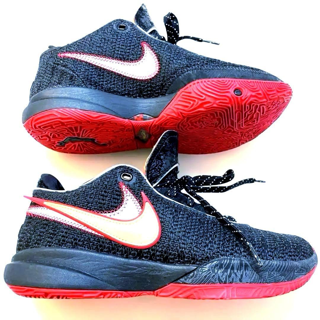 【美品/Sランク】NIKE レブロン20 26cm ブラック×レッド バッシュ