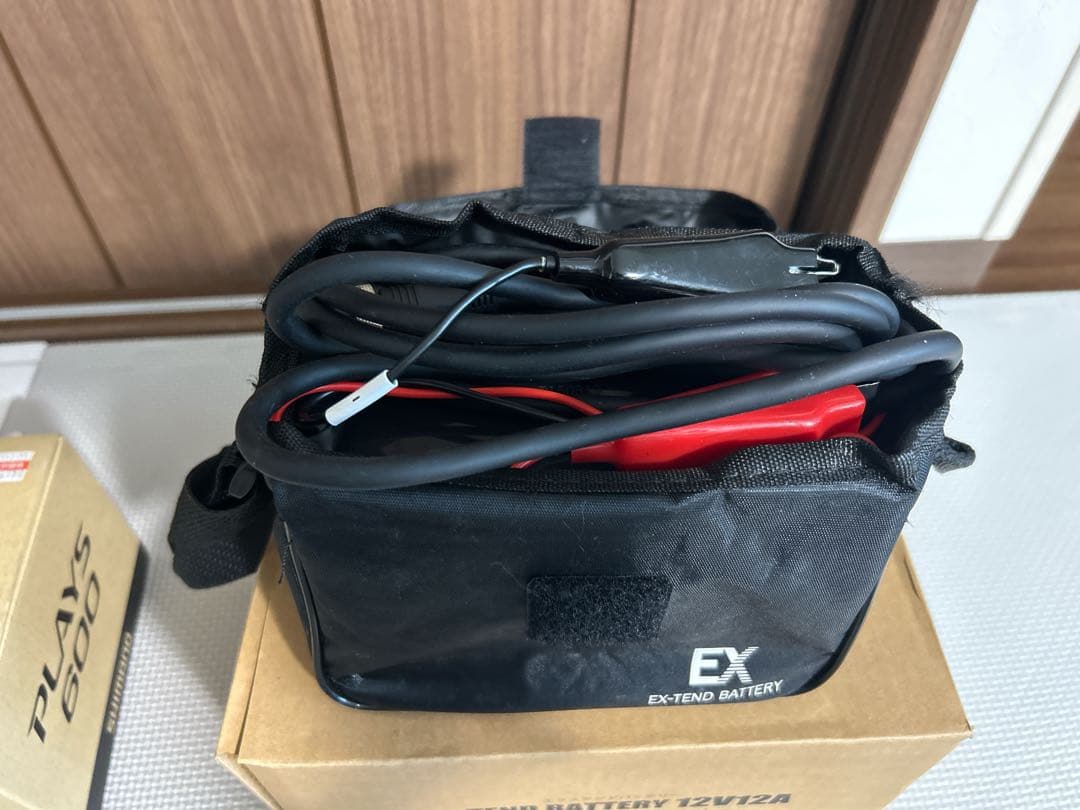 SHIMANO PLAYS 600 電動リール + バッテリー