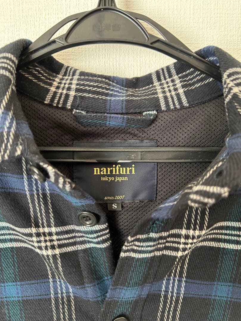 narifuri チェック柄アウター　Sサイズ