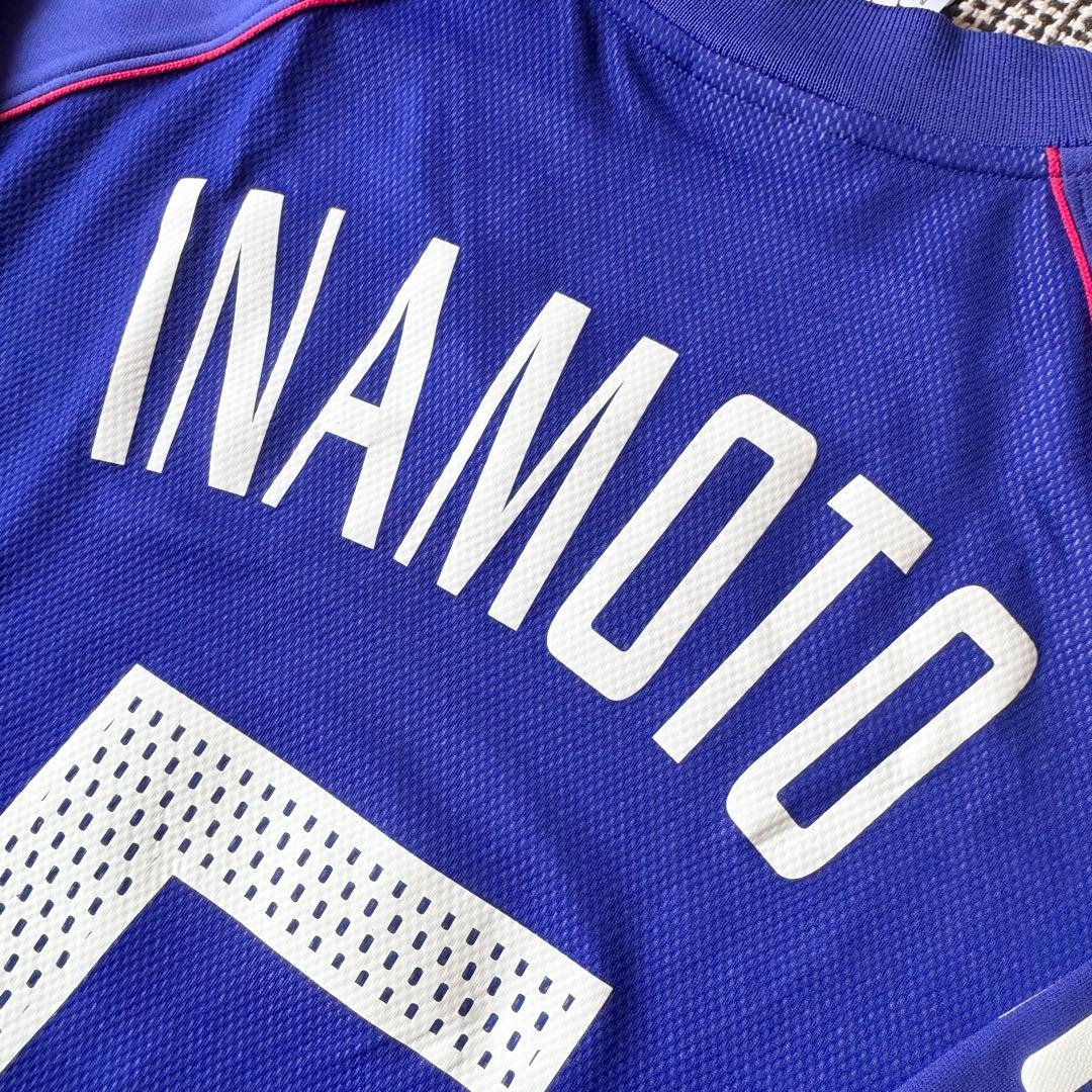 【新品タグ付き・デッドストック】稲本潤一 ＃５ 日本代表（H）２００２日韓W杯