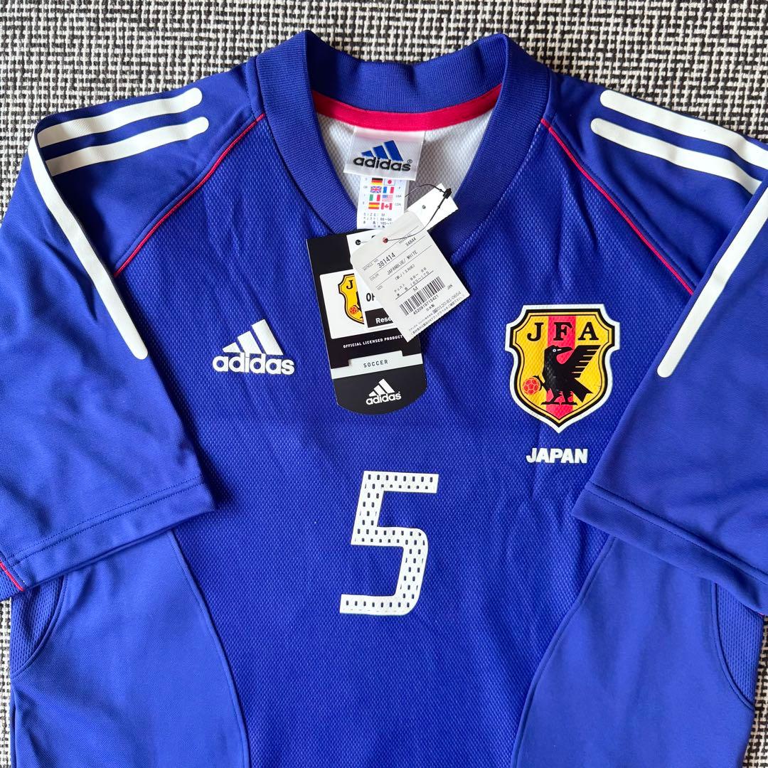 【新品タグ付き・デッドストック】稲本潤一 ＃５ 日本代表（H）２００２日韓W杯
