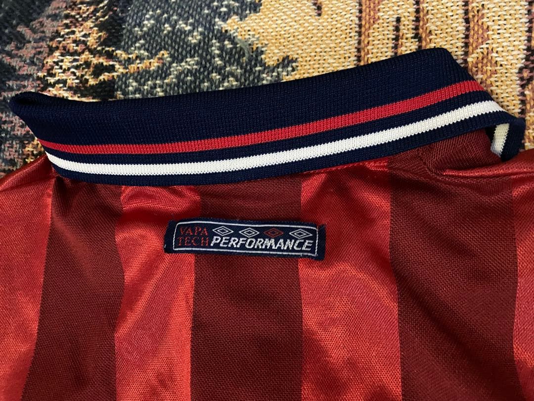 90s UMBRO アンブロ イングランド代表ユニフォーム　Lサイズ RED
