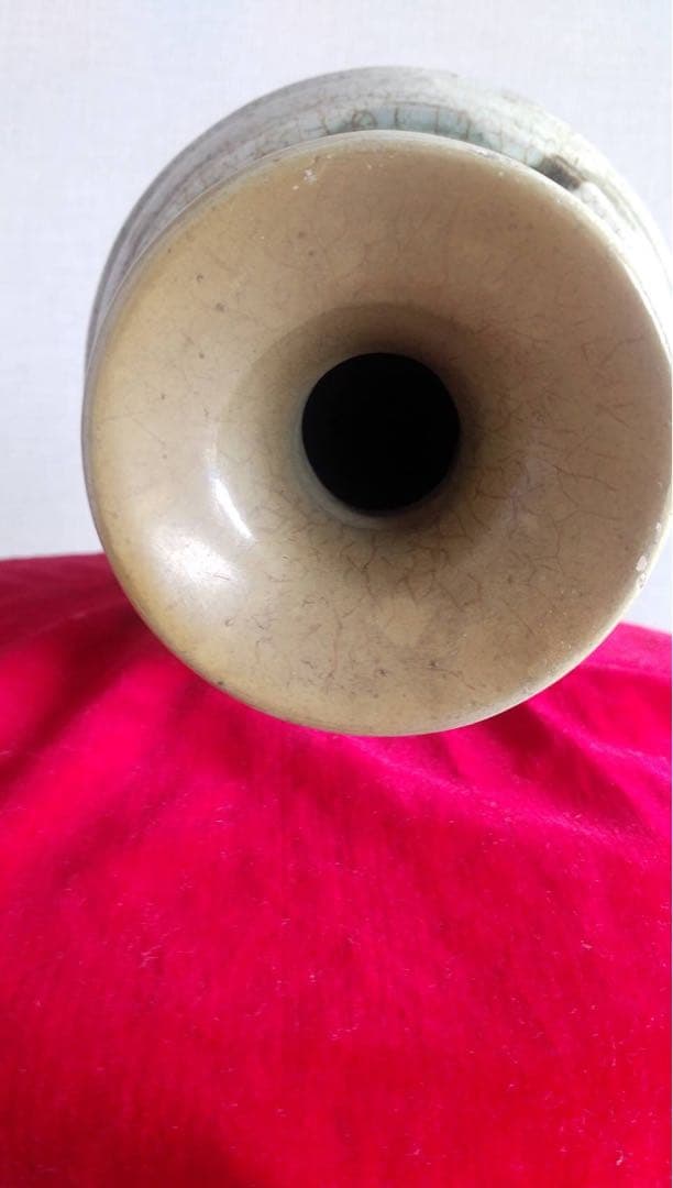 李朝白磁鉄絵面取徳利