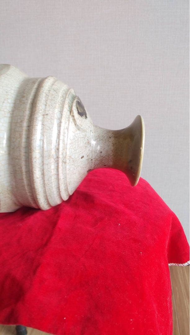 李朝白磁鉄絵面取徳利