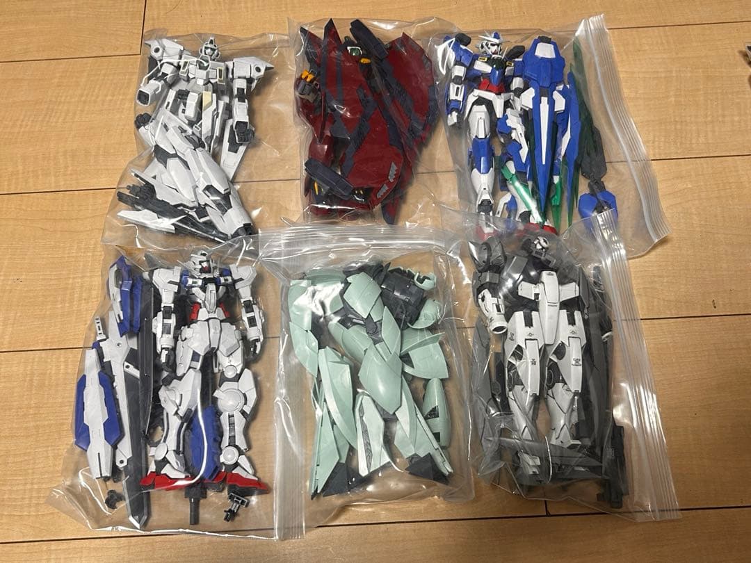 【値下げ・バラ売り不可】ガンプラMGジャンク6体セット