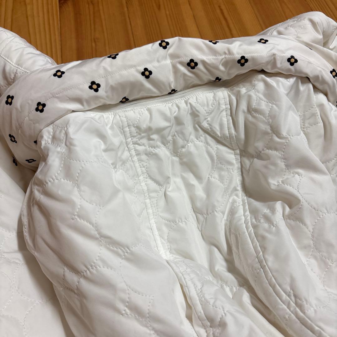 Callaway ダウンジャケット ホワイト 花柄　リバーシブル