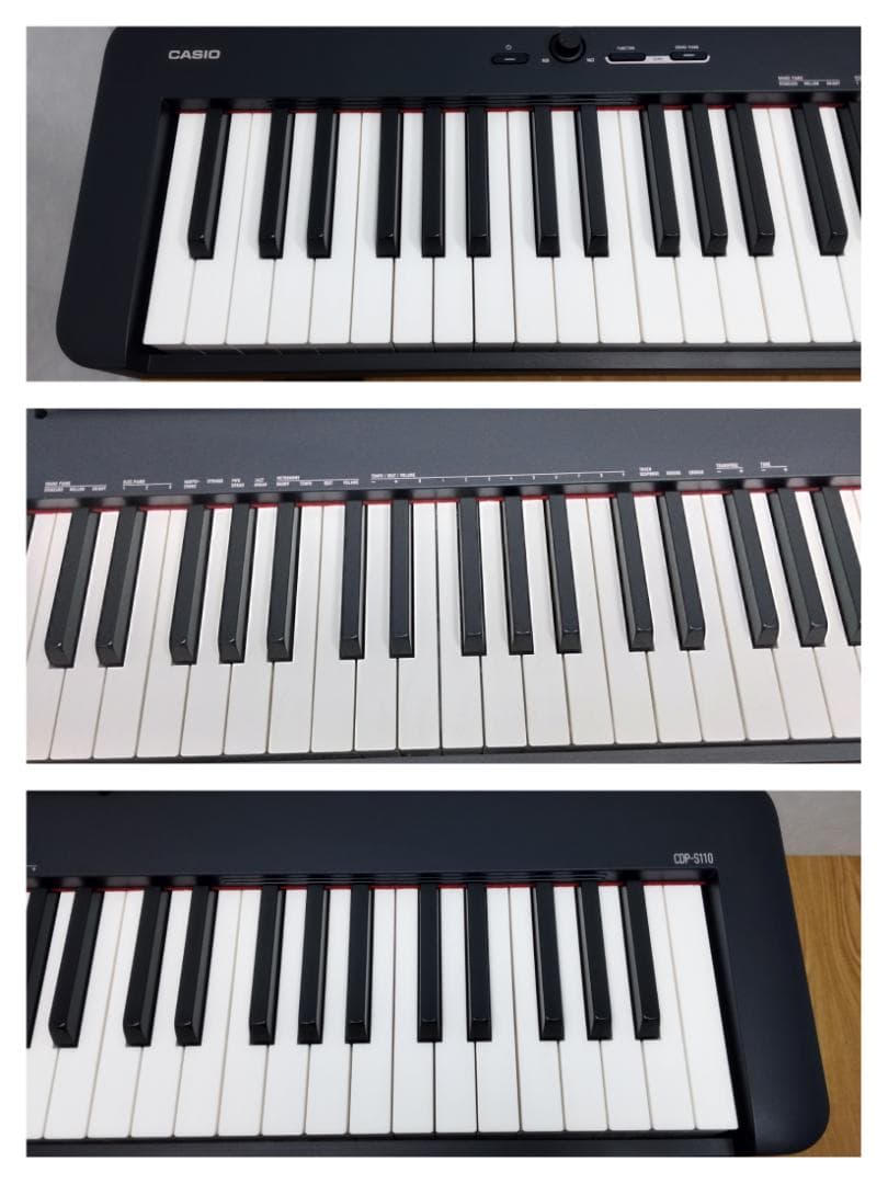 S☆848 カシオ 電子ピアノ CDP-S110BK