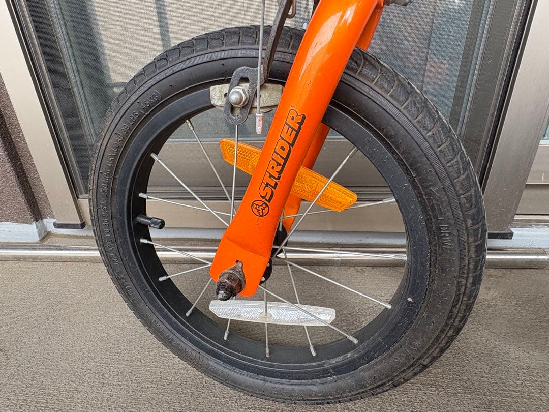 ストライダー x14モデル オレンジ 送料込み スタンド付き