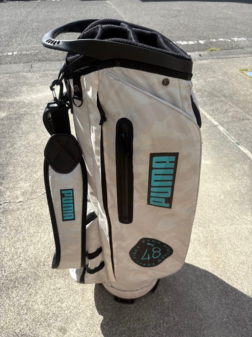 PUMA プーマ 軽量 9.5型 6分割 キャディバッグ カモフラージュ柄