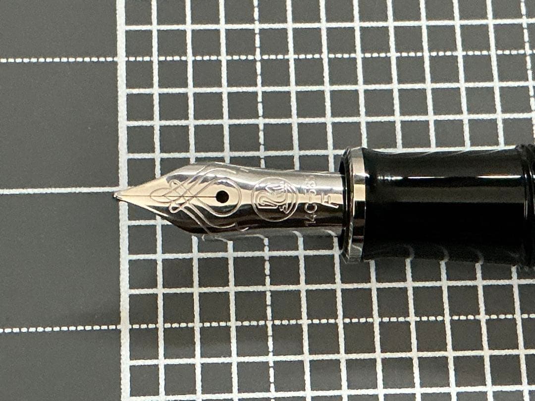 ペリカン M405 ブルーストライプ 万年筆 細字 未使用品