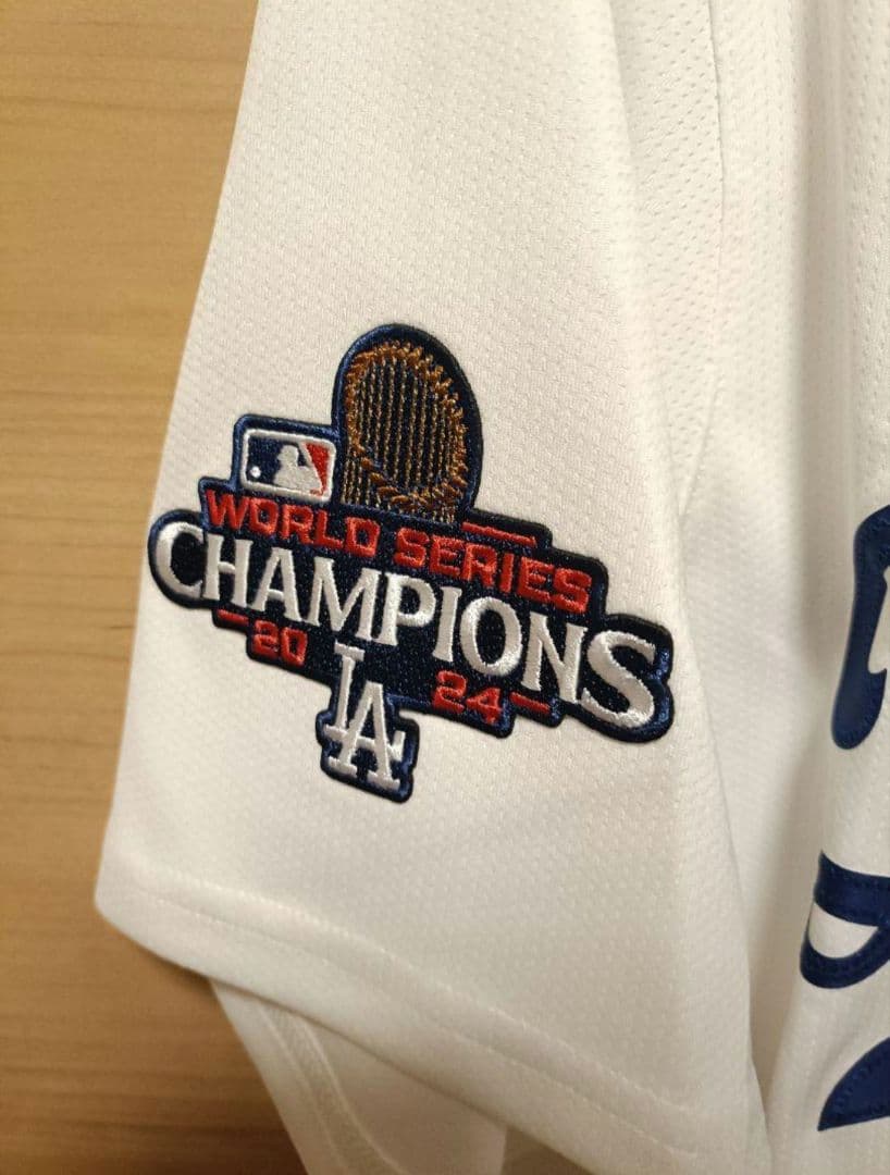 大谷翔平／ロサンゼルス・ドジャース／ワールドシリーズチャンピオン／ジャージ／M