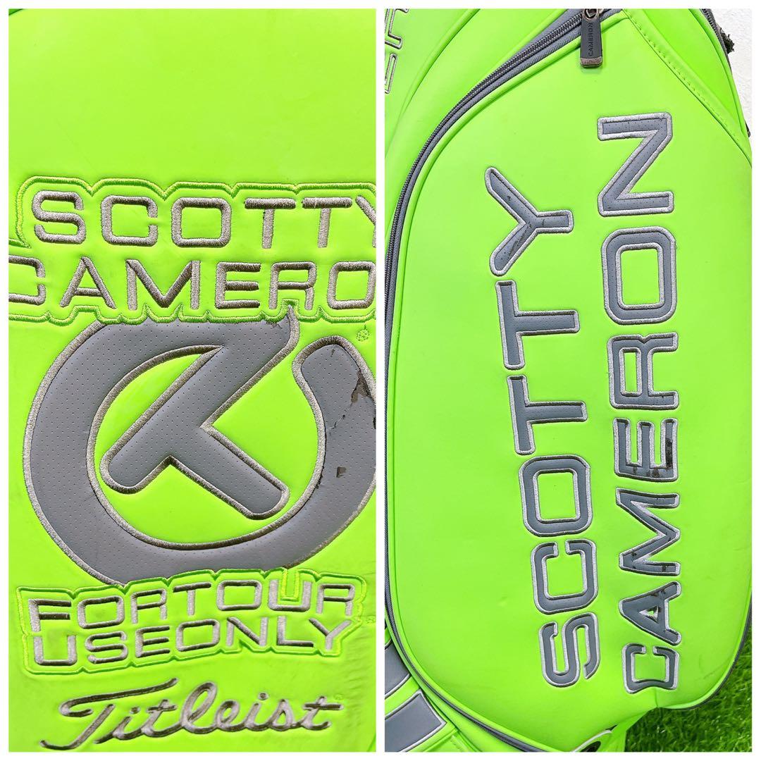 スコッティキャメロン サークルT スタッフバッグ キャディバッグ　ライムグリーン
