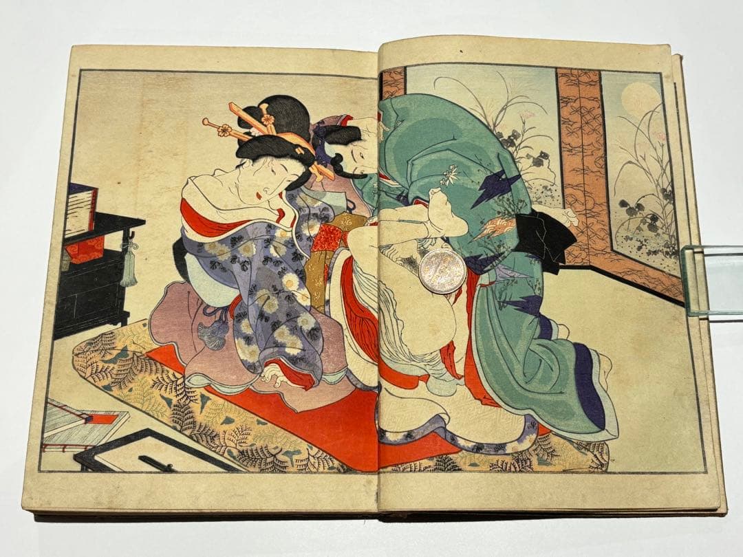 「艶姿娛集余情」楊洲周延画 明治初期刊 揃3冊|艶本 春画 浮世絵 和本