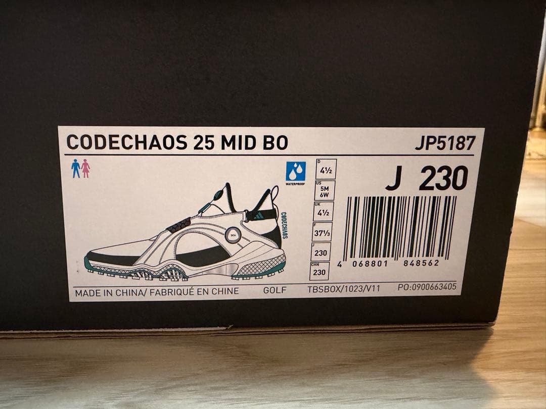 【ゴルフ】コードカオス 25 ミッドカット BOA スパイクレス ゴルフシューズ