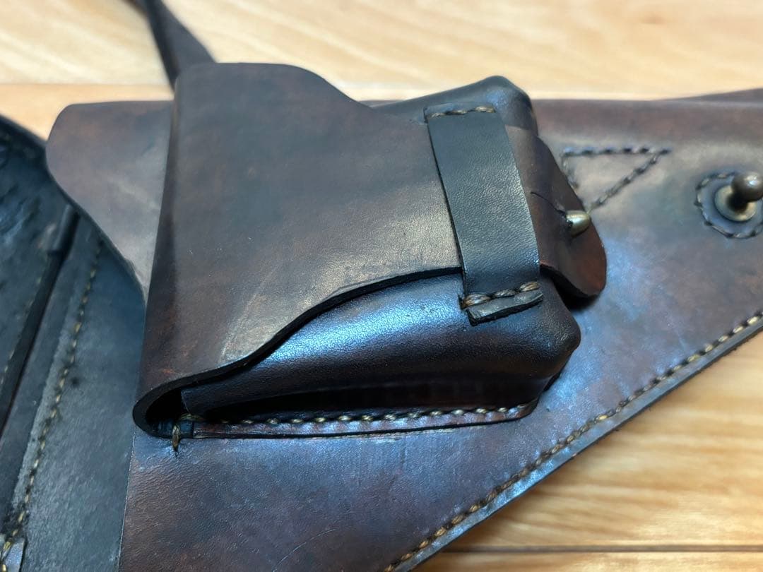 南部十四年式 拳銃嚢 斜革付