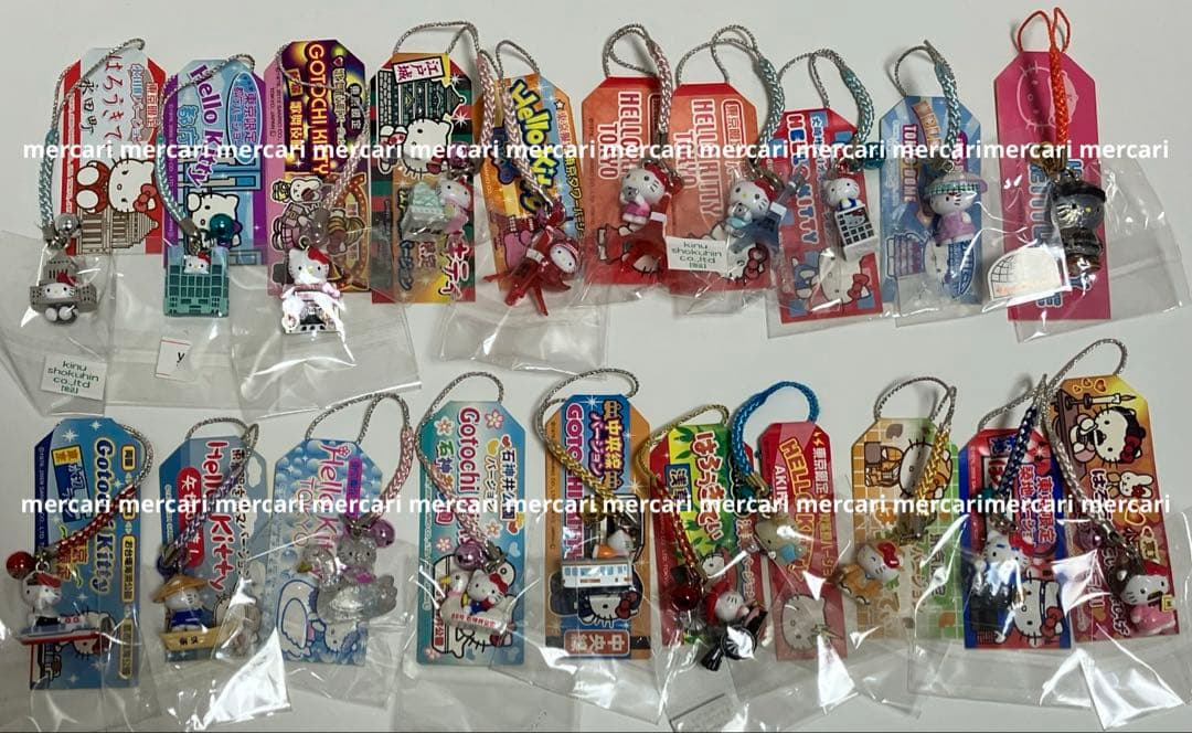 ご当地キティ 根付 ハローキティ ストラップ レア 貴重 レトロ 嶽本野ばら 他