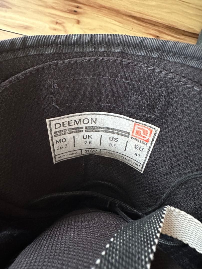 値下げDEELUXE スノーボードブーツDEEMON US8.5(26.5cm)