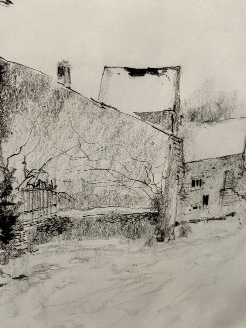 ベルナール・ガントナー　風景 Ⅲ デッサン BERNARD GARTNER