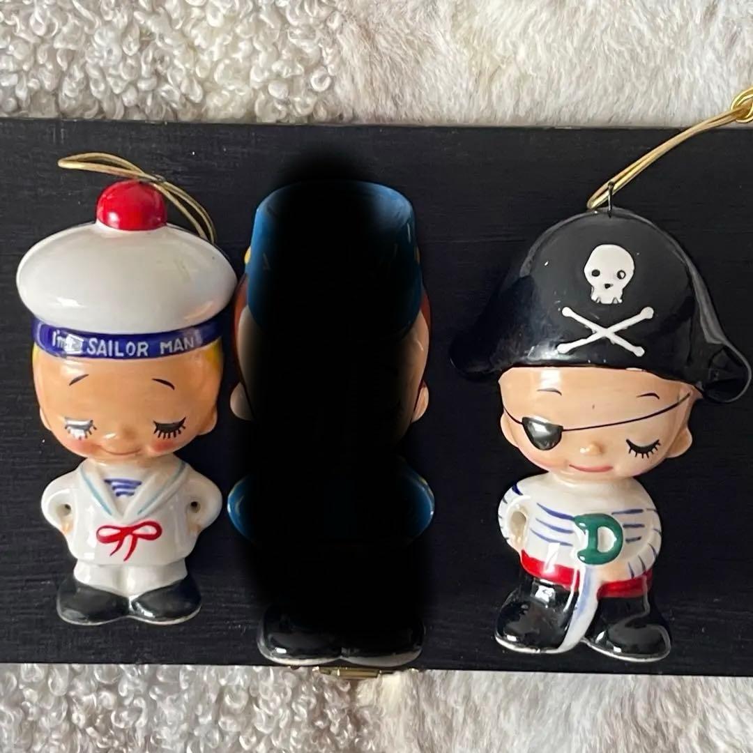 内藤ルネ「I AM A SAILOR BOY」　陶器二点セット