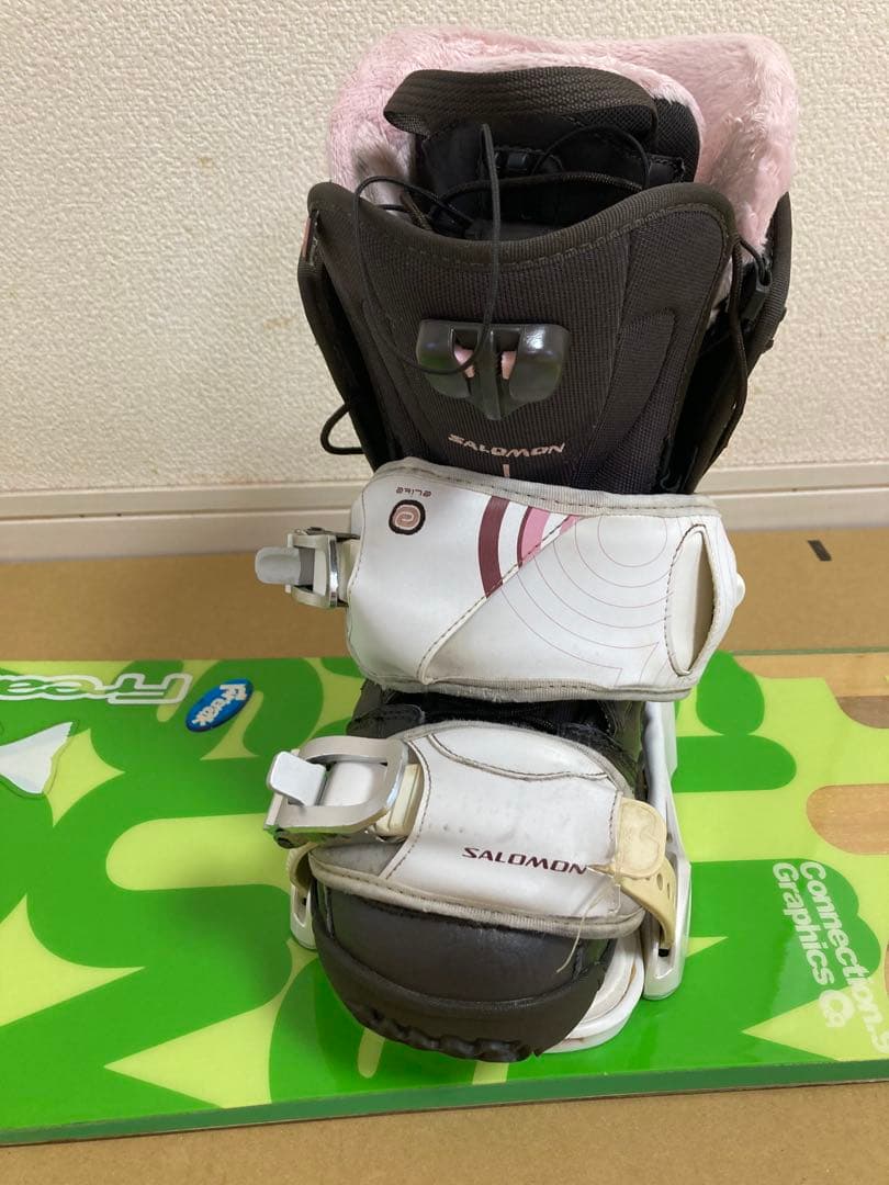 FANATIC スノーボード146cm サロモンビンディングM 24cmブーツ