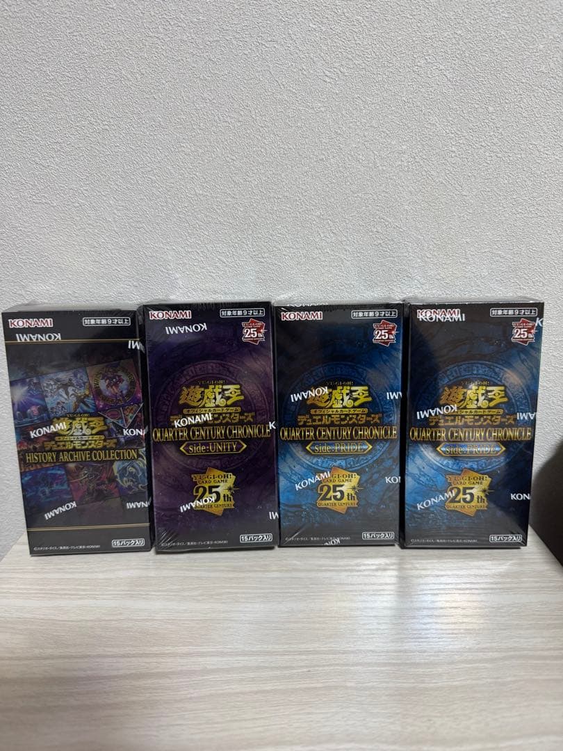 遊戯王　4BOXセット　シュリンク付き