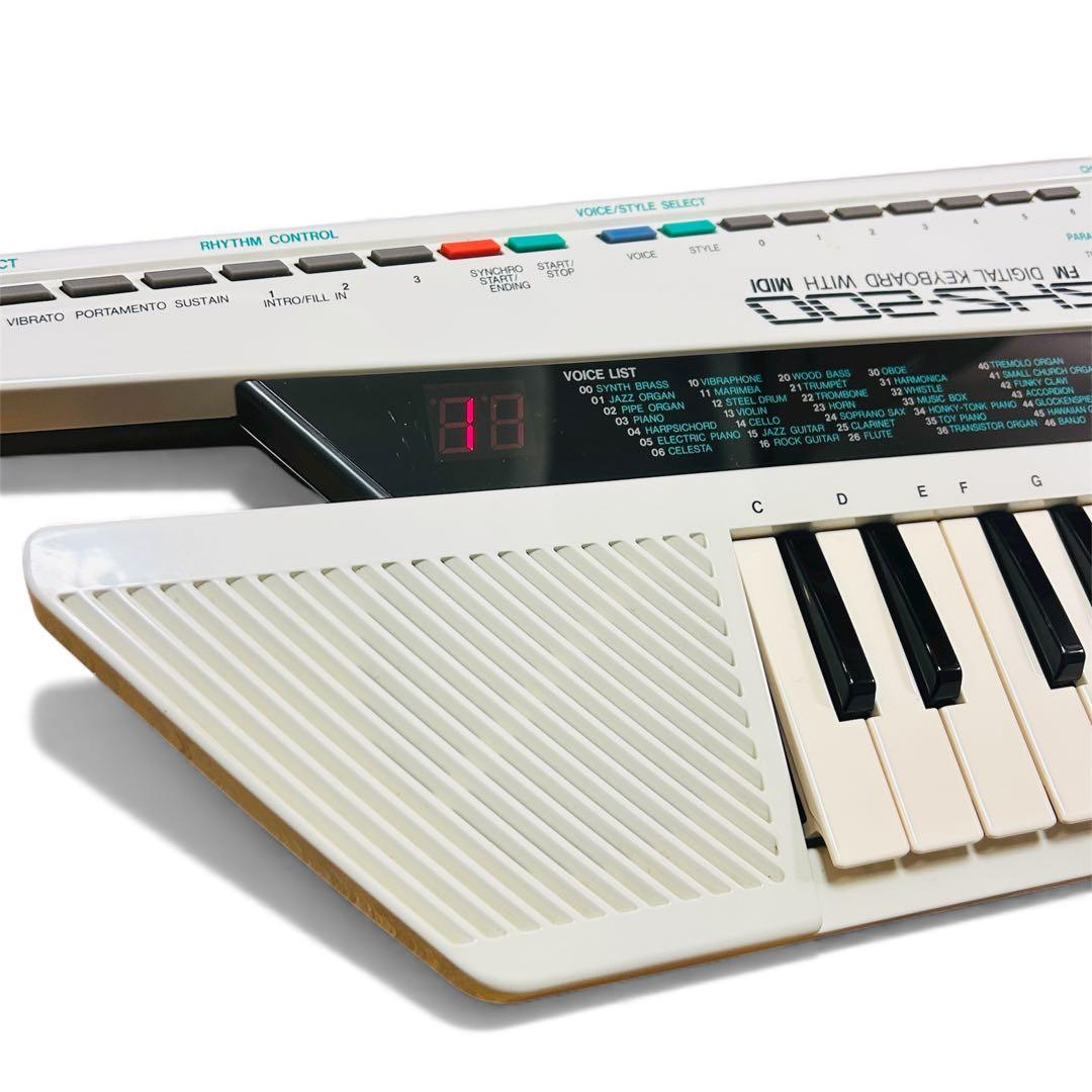 【状態良好】ヤマハ YAMAHA シンセサイザー SHS-200 ポータブル