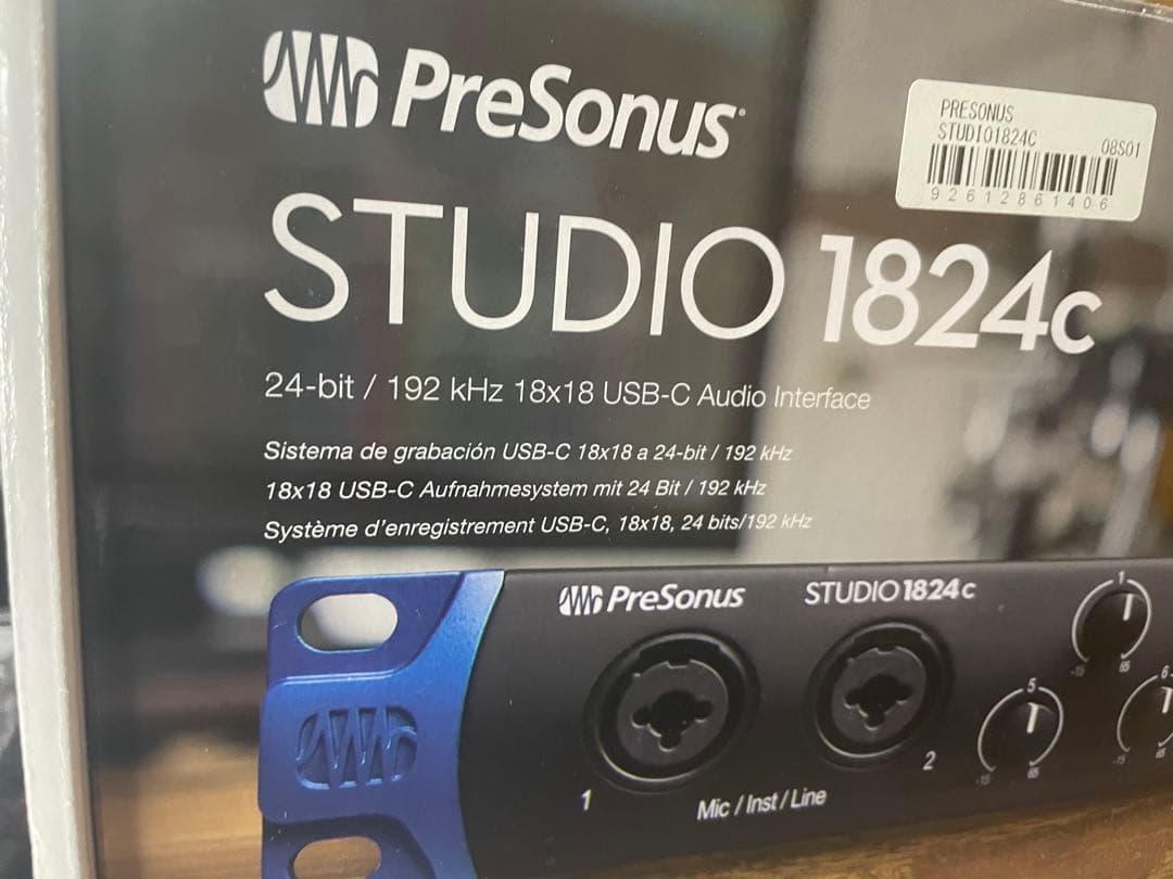 PreSonus STUDIO 1824c オーディオインターフェイス