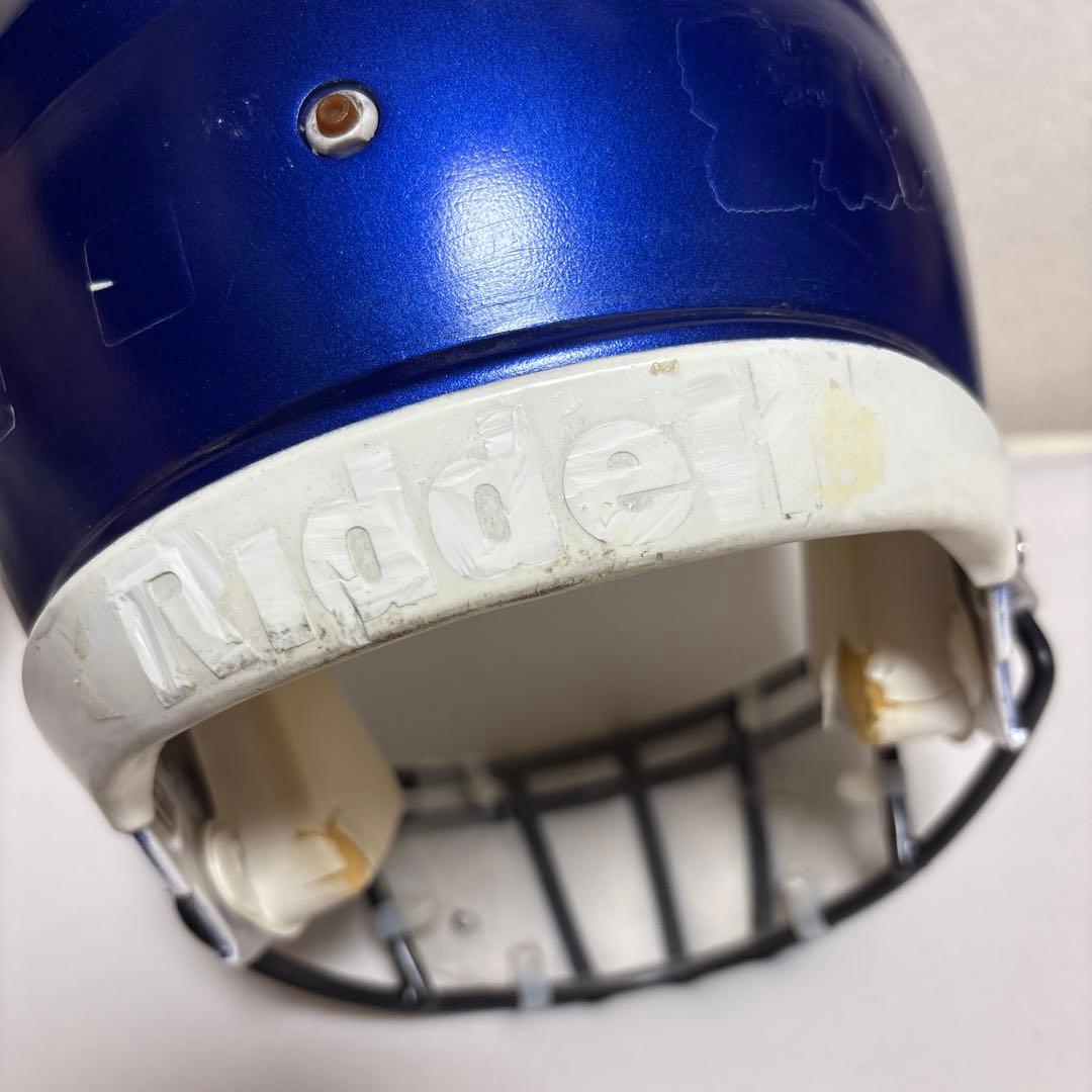Riddell アメリカンフットボールヘルメット 青